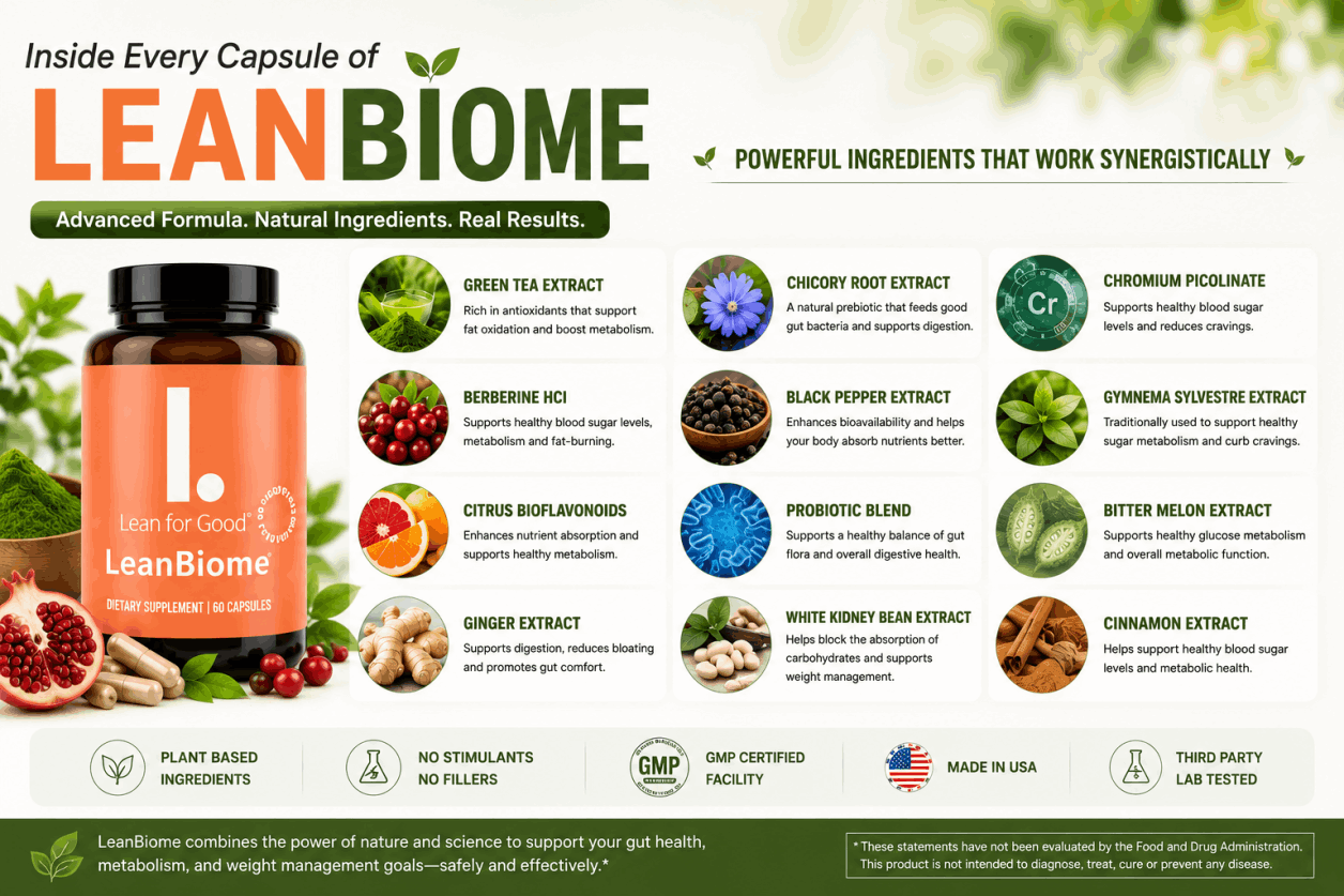 LeanBiome  supplement-ingredents